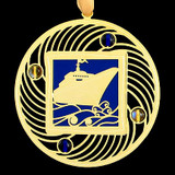 Blue & Gold Christmas Ornaments