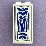 Dentist Tooth Money Clips - Silver & Blue