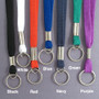 Woven Neck Lanyards with Key Ring for ID Badges