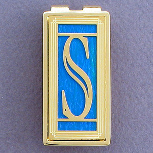 Monogram Letter S Money Clips