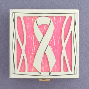 Pink Ribbon Pill Box
