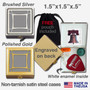 Designer Rain Pill Box - Gold or Silver