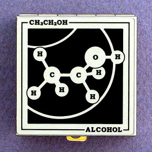 Alcohol Molecule Pill Box