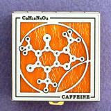 Caffeine Molecule Pill Box