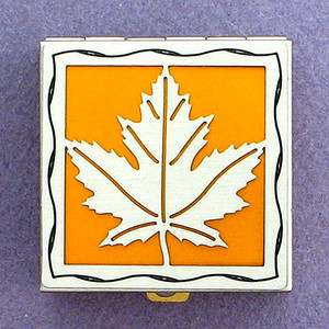 Maple Leaf Pill Box