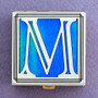 Monogram Letter M Pill Box