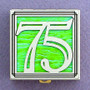 Number 75 Pill Box