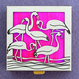 Pink Flamingo Pill Box
