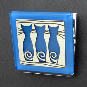 Three Cats Magnetic Clip