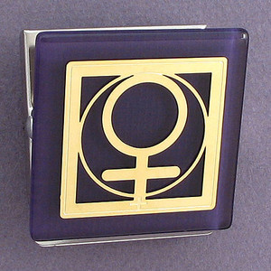 Female Gender Symbol Magnet Clip