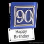 90th Birthday Magnetic Clip