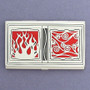 Games Torch Business Card Holder Case
