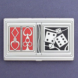 Casino Gaming Business Card Holder Case