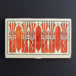 Retro Art Deco Decorative Business Card Holder