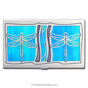 Dragonfly Decorative Business Card or Credit Card Holder