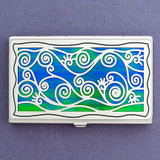 Vine Pattern Decorative Business Cards Holder