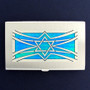 Jewish Star of David Business Card Holder