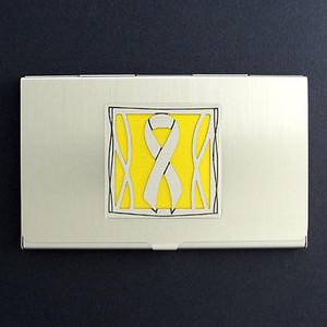 Yellow Ribbon Business Card Holders