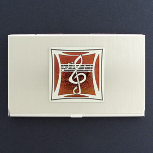 Music Note Business Card Holders