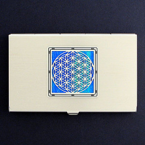 Flower of Life Business Card Holders