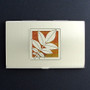 Walnut Leaf Business Card Holders