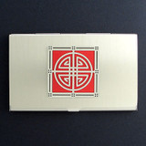 Decorative Crest Business Card Holders