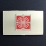Decorative Crest Business Card Holders