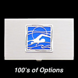 Swimming Business Card Holders