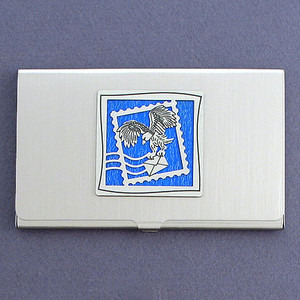 Postage Stamp Business Card Case