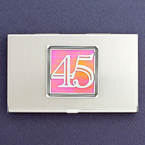 Number 45 Business Card Case