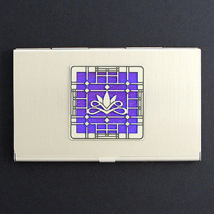 Victorian Lotus Card Case
