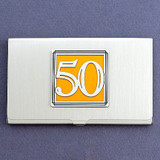 Number 50 Business Card Case