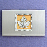 Maple Leaf Business Card Case