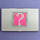 Question Mark Business Card Case