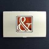 Ampersand Symbol Business Card Case