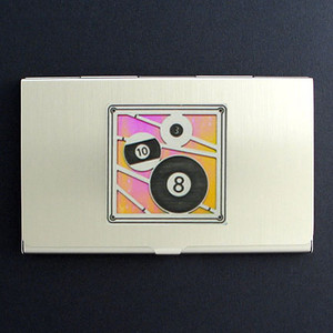 Billiards Business Card Holder