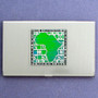 African Continent Business Card Holder