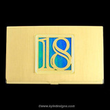 Lucky Number 18 Business Card Cases
