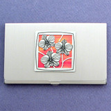 Orchid Business Card Holder