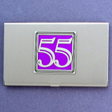 Number 55 Business Card Case