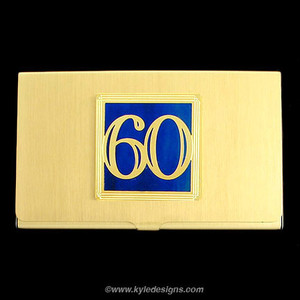 Number 60 Business Card Case