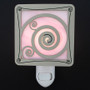 Stained Glass Spiral Night Light