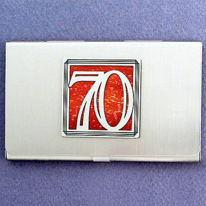 Number 70 Business Card Case