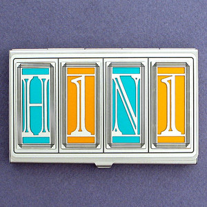 H1N1 Business Card Cases