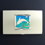 Dolphin Business Card Holder