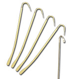 Metal Hook Book Marks - Small Gold
