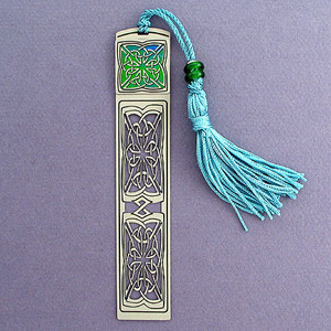Celtic Knot Bookmark with Tassel