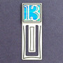 13th Engraved Bookmark
