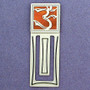 Aum Symbol Engraved Bookmark