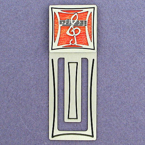 Music Engraved Bookmark